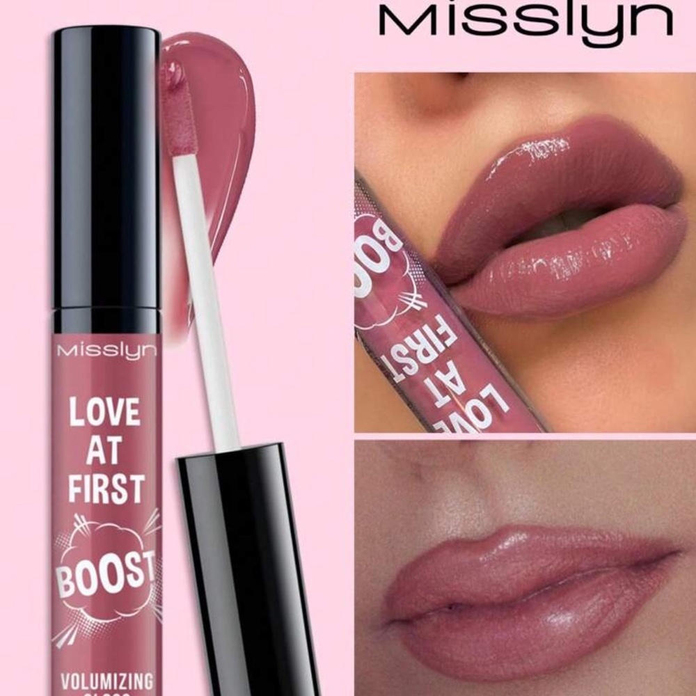 Misslyn Love At First Boost Volumizing Gloss, Moisturizing Water Gloss Lip Gloss